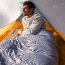 Мешок спальный NATUREHIKE CW400 NH18C400-D с утиным пухом серый 6927595794555