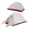 Палатка NATUREHIKE СLOUD UP 1 NH18T010-T одноместная с ковриком серо-красная 6927595730522